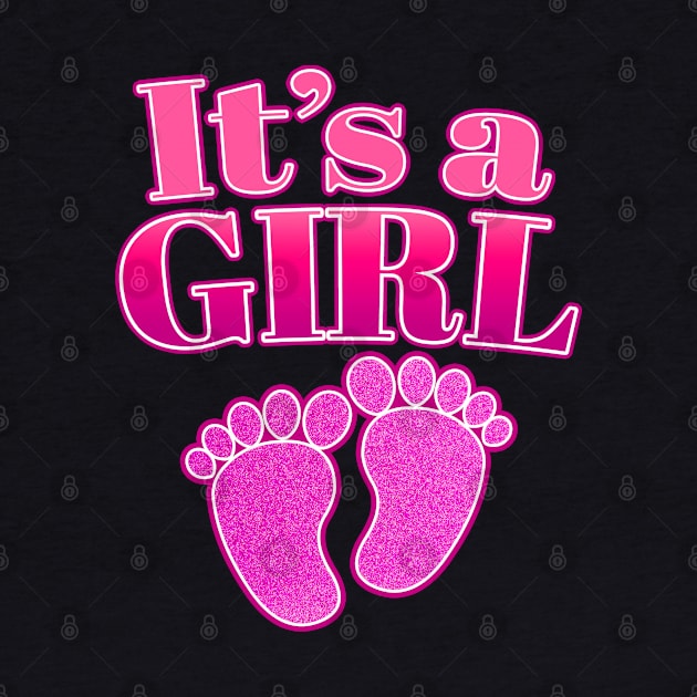 It's A Baby Girl - Cute Team Girl, Gender Reveal Party Gift For Men & Women by Art Like Wow Designs